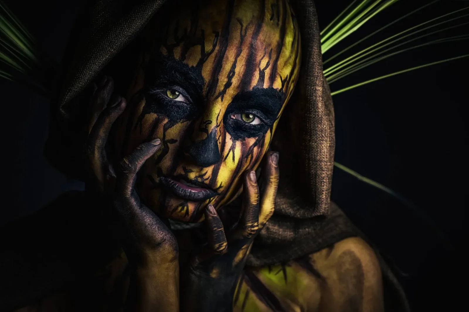 Kreatives Portrait Body Art Fotografie